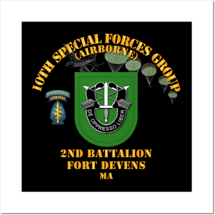 2nd Bn 10th SFG - Ft Devens MA Posters and Art